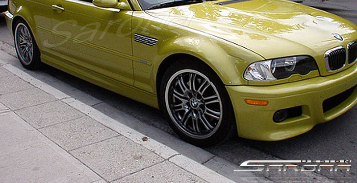 Custom BMW 3 Series Fenders  Sedan (1999 - 2001) - $650.00 (Manufacturer Sarona, Part #BM-001-FD)